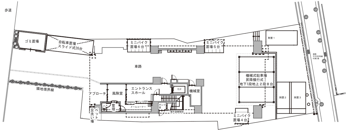 敷地配置図